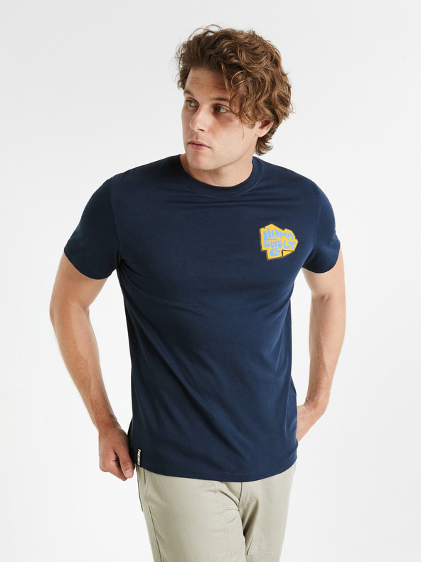 Celio Tricou albastru închis pentru bărbați Celio Fortnite