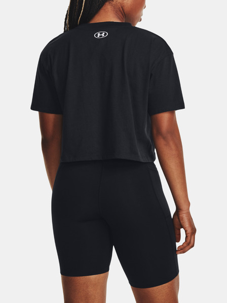 Under Armour Tricou pentru femei Under Armour UA COLLEGIATE CREST CROP SS