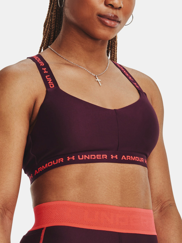 Under Armour Crossback Low Sport Sutien Roșu