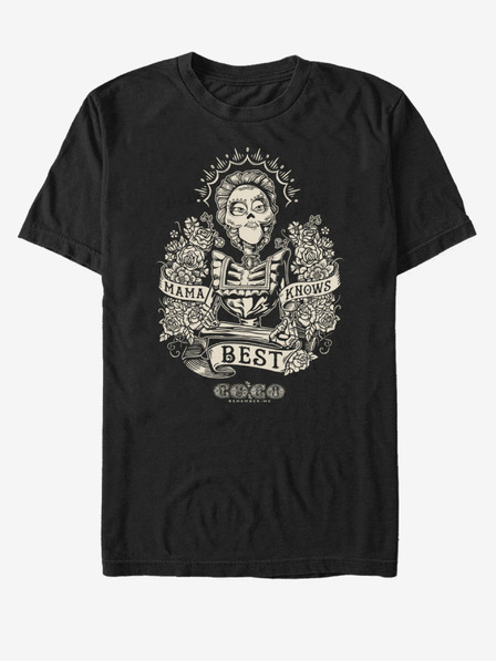 ZOOT.Fan Tricou unisex negru imprimat cu ZOOT.Fan Mama știe Pixar