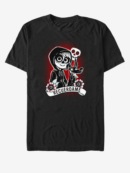 ZOOT.Fan Tricou unisex negru ZOOT.Fan Recuerdame Tattoo Pixar