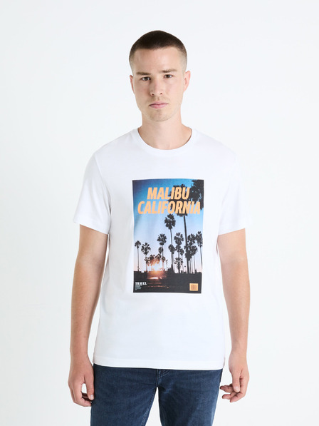 Celio Cămașă albă pentru bărbați Celio