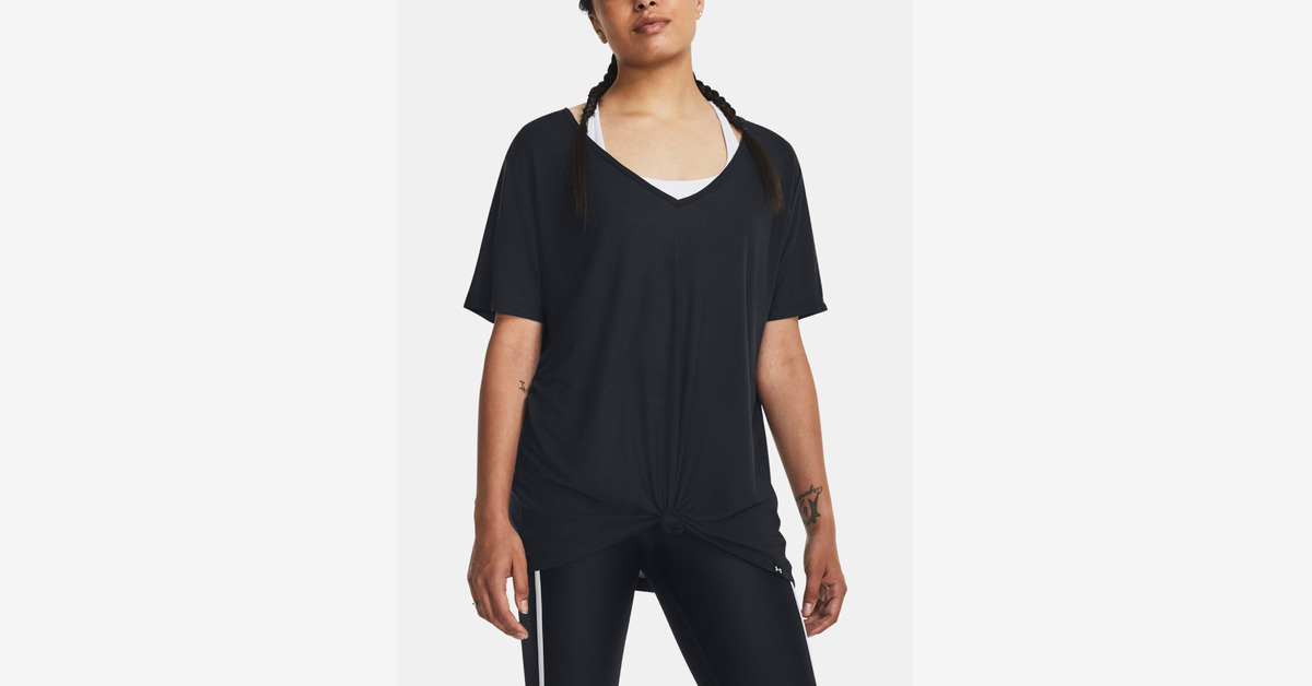 Tricou pentru femei Under Armour Pjt Rck Completer Deep V T