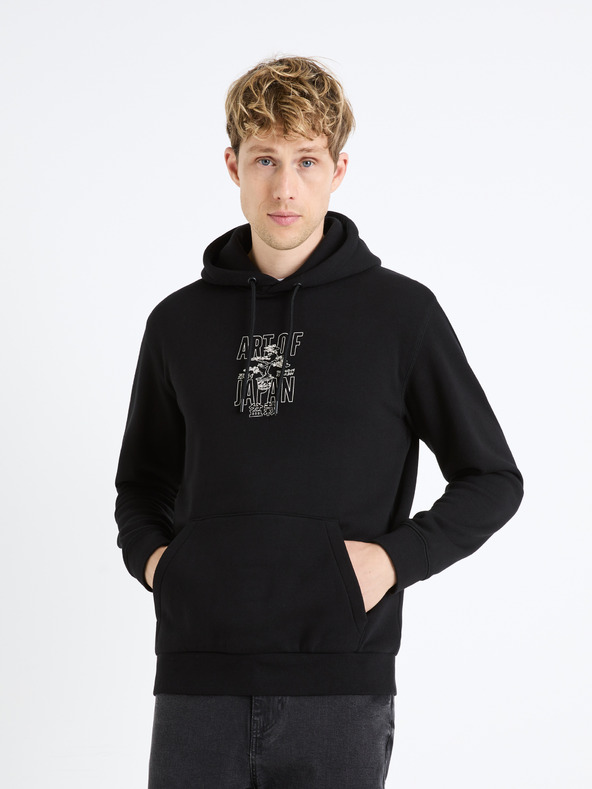 Celio Fejabowl Hanorac Negru
