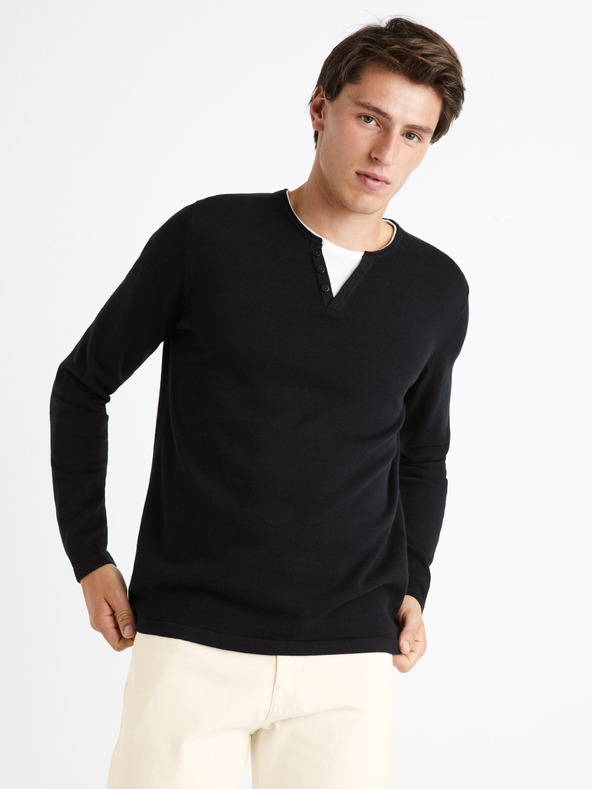 Celio Felano Pulover Negru