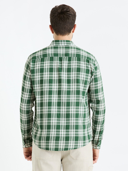 Celio Cămașă verde pentru bărbați Celio Fadro