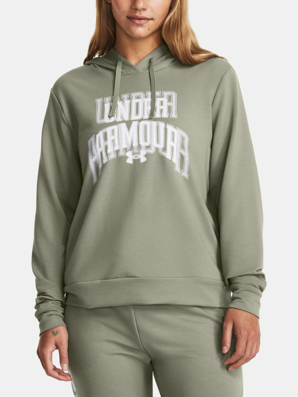 Under Armour UA Rival Terry Graphic Hdy Hanorac Verde