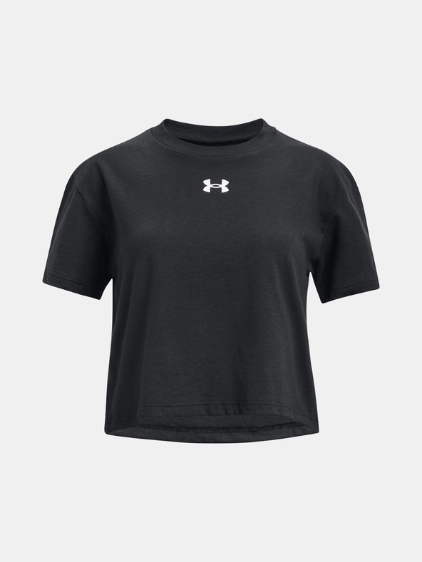Under Armour Tricou pentru fete Under Armour UA CROP SPORTSTYLE LOGO SS