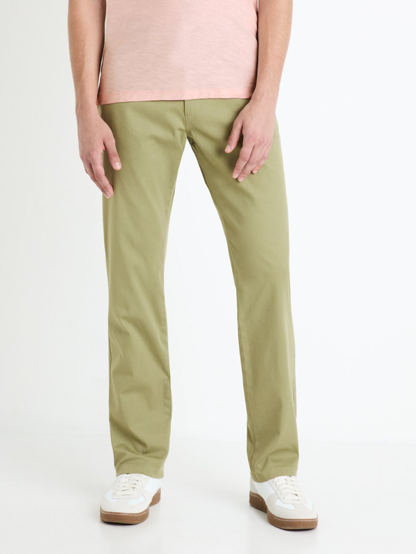 Celio Tohenri Chino Pantaloni Verde