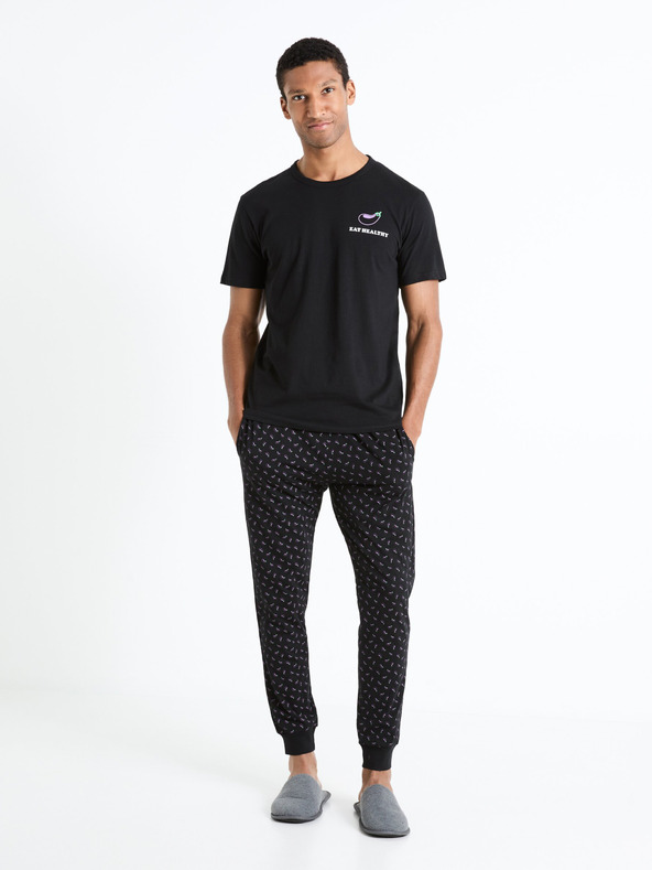 Celio Fipyauber Pijama Negru