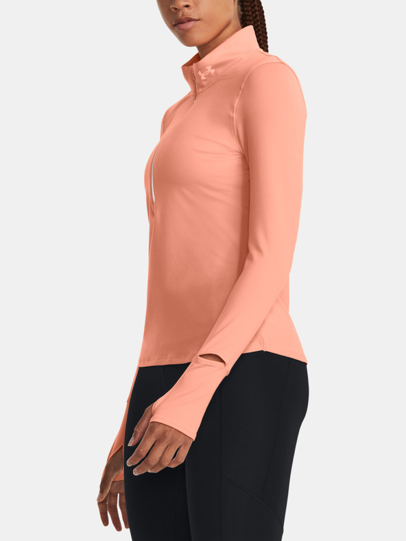 Under Armour UA Qualifier Run 1/2 Zip Tricou Roz