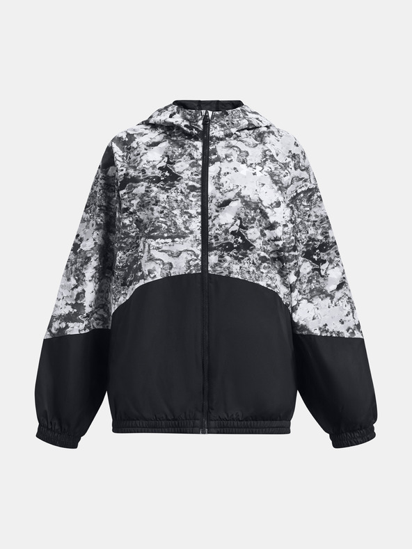 Under Armour Woven FZ Jachetă pentru copii Negru