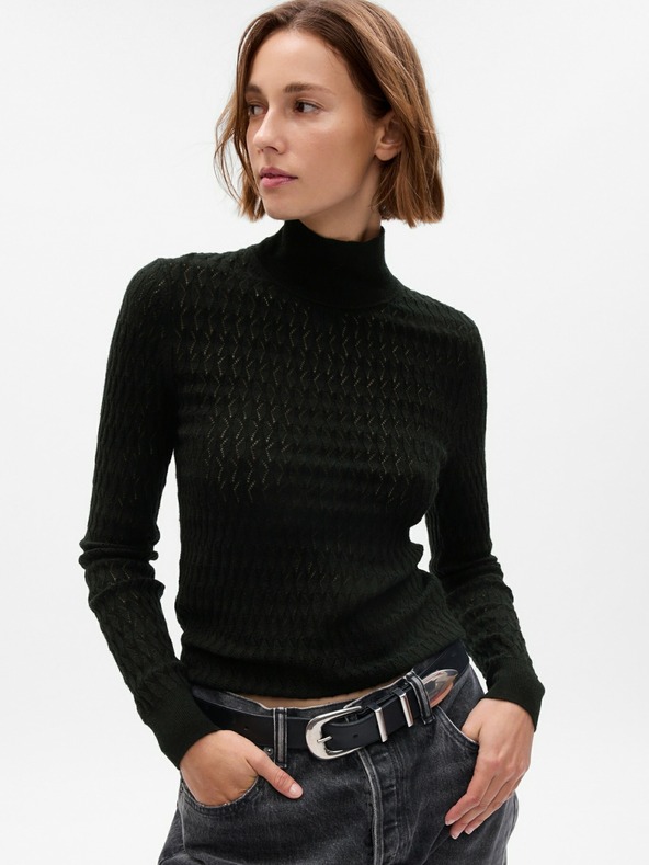 GAP Pulover tricotat cu adaos de lână GAP