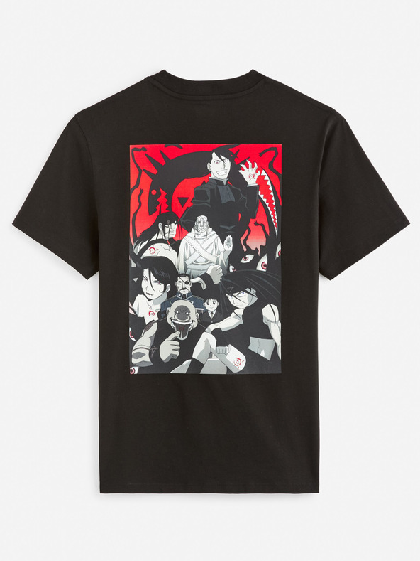 Celio Tricou negru pentru bărbați Celio Fullmetal Alchemist