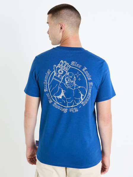 Celio Tricou bărbați albastru Celio Fullmetal Alchemist