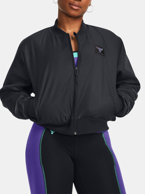 Under Armour Project Rock Ws Bomber Jachetă Negru