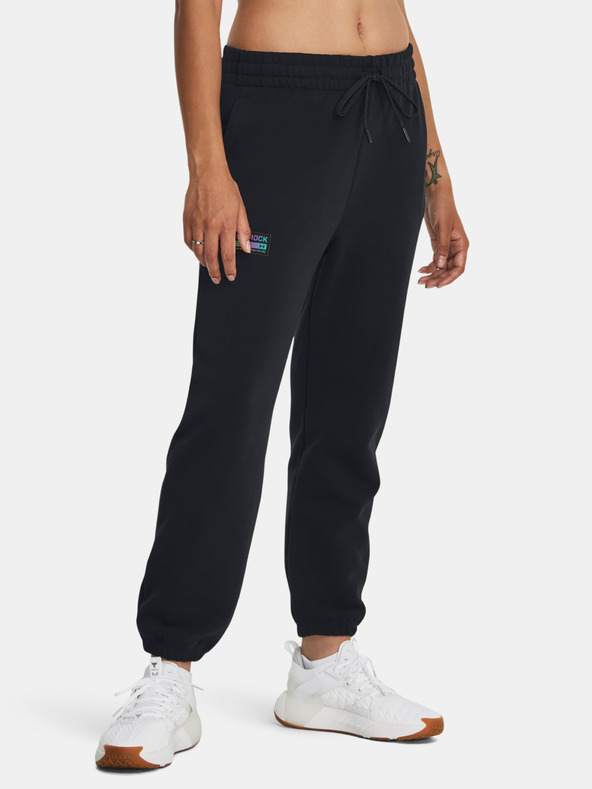 Under Armour Project Rock HW Terry Pnt Pantaloni de trening Negru