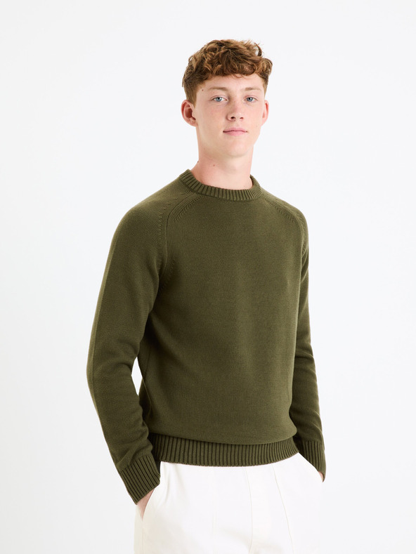 Celio Febasic Pulover Verde