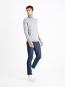 Celio Pulover basic cu guler înalt pentru bărbați, gri deschis Celio Menos