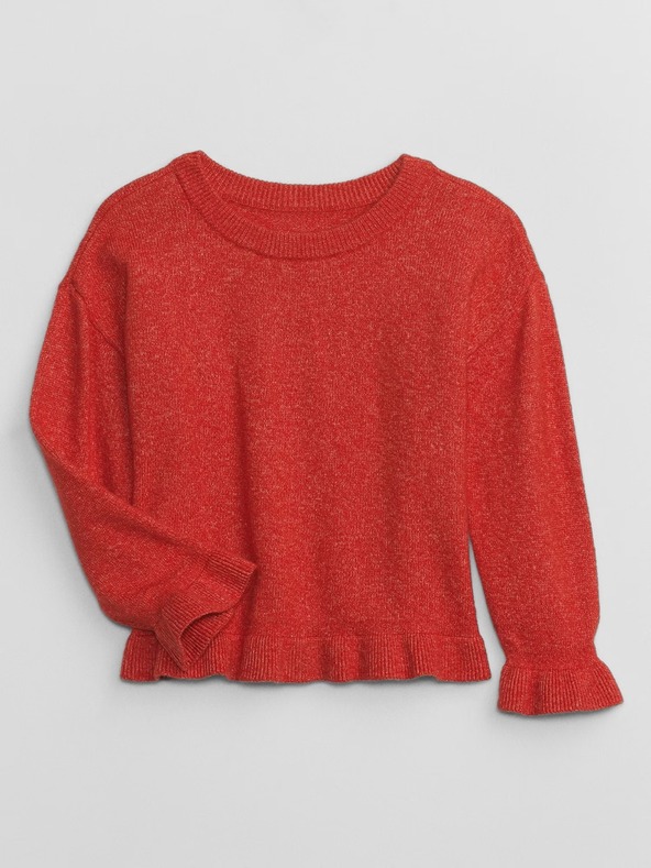 GAP CashSoft pulover cu volane pentru copii GAP