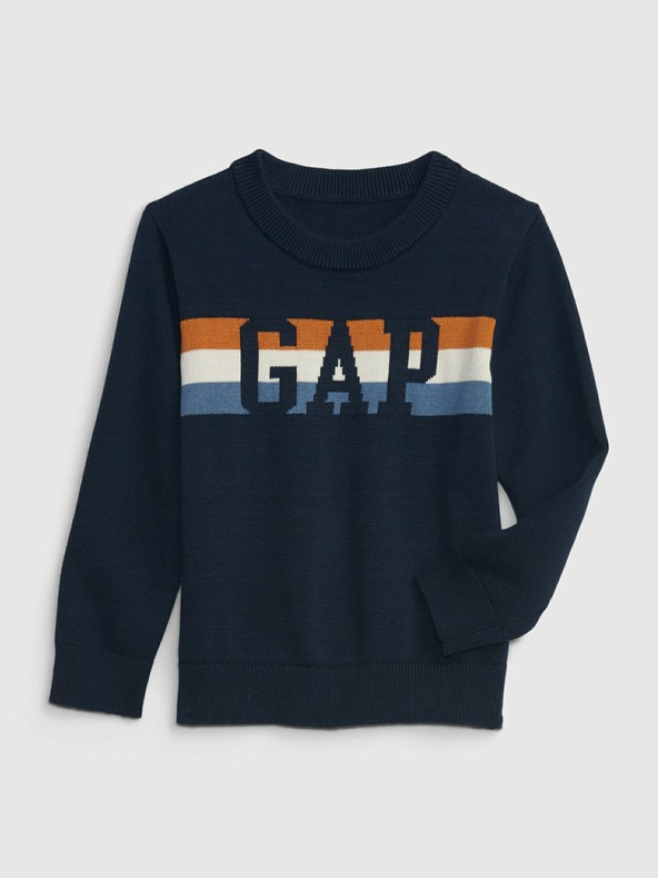 GAP Pulover cu logo pentru copii