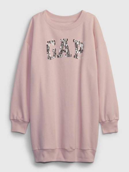 GAP Rochie tip hanorac cu logo pentru copii GAP