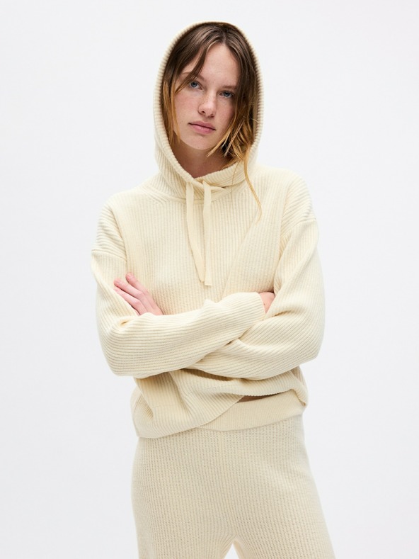 GAP CashSoft Pulover Alb