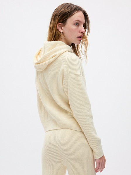 GAP Pulover crop cu glugă CashSoft GAP