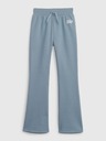 GAP Pantaloni de trening fleece logo army pentru copii GAP