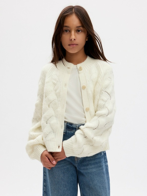 GAP Cardigan pentru copii Alb