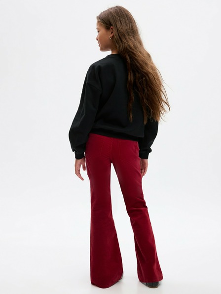 GAP Blugi de catifea pentru copii flare GAP