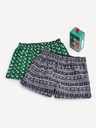 Celio Set de pantaloni scurți de Crăciun pentru bărbați, în două culori, în pachet cadou Celio