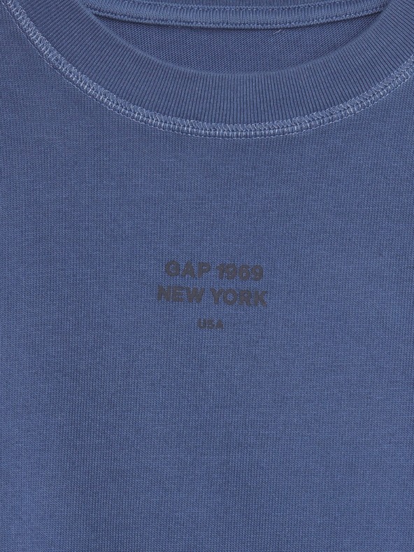 GAP Tricou din bumbac cu greutate mare pentru copii GAP