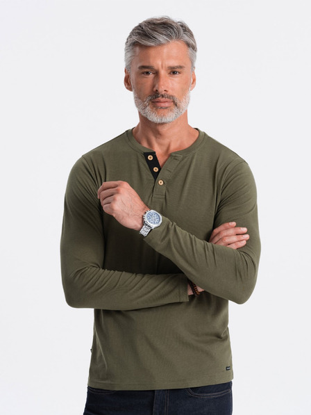 Ombre Clothing Henley Tricou