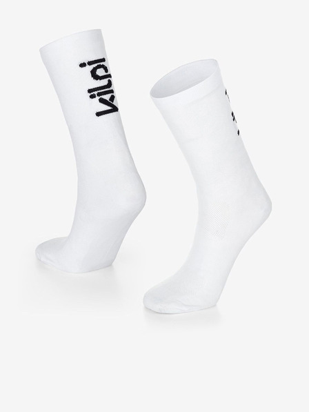 Kilpi Șosete unisex albe Kilpi Cycler