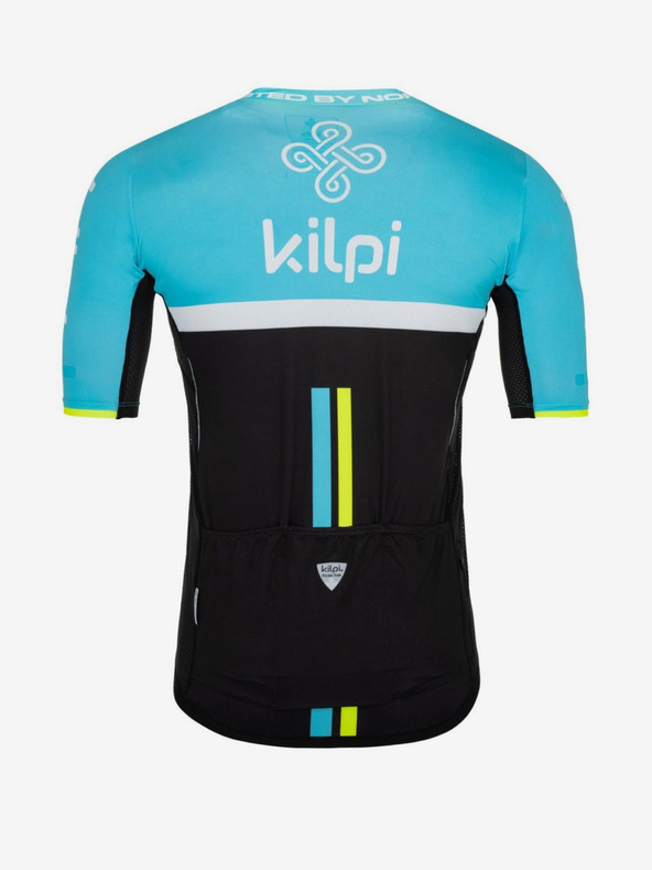 Kilpi Tricou de ciclism negru și albastru pentru bărbați Kilpi CORRIDOR-M