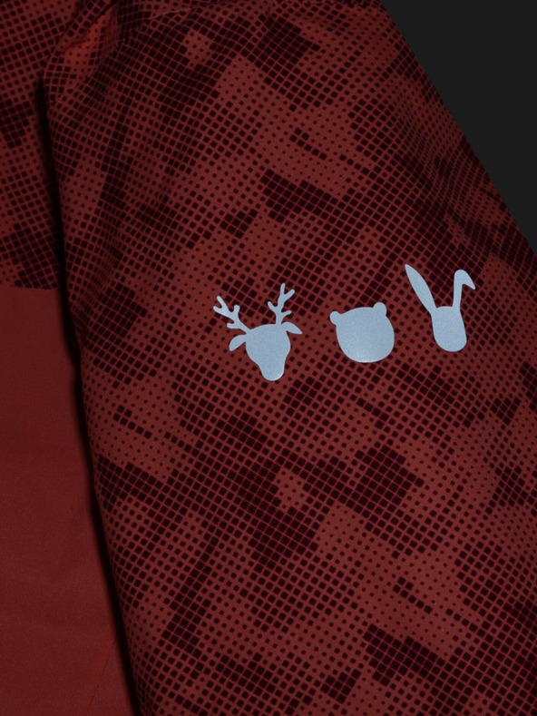 Kilpi Jachetă de schi cu model pentru fete roșie și portocalie Kilpi SAARA-JG