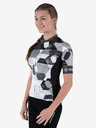 Kilpi Tricou de ciclism Kilpi Adamello-W alb-negru pentru femei