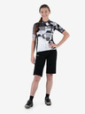 Kilpi Tricou de ciclism Kilpi Adamello-W alb-negru pentru femei