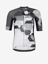 Kilpi Tricou de ciclism Kilpi Adamello-W alb-negru pentru femei
