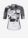 Kilpi Tricou de ciclism Kilpi Adamello-W alb-negru pentru femei