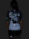 Kilpi Tricou de ciclism Kilpi Adamello-W alb-negru pentru femei