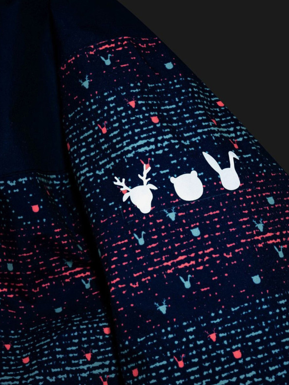 Kilpi Jachetă de schi pentru fete cu model albastru închis Kilpi Jenova