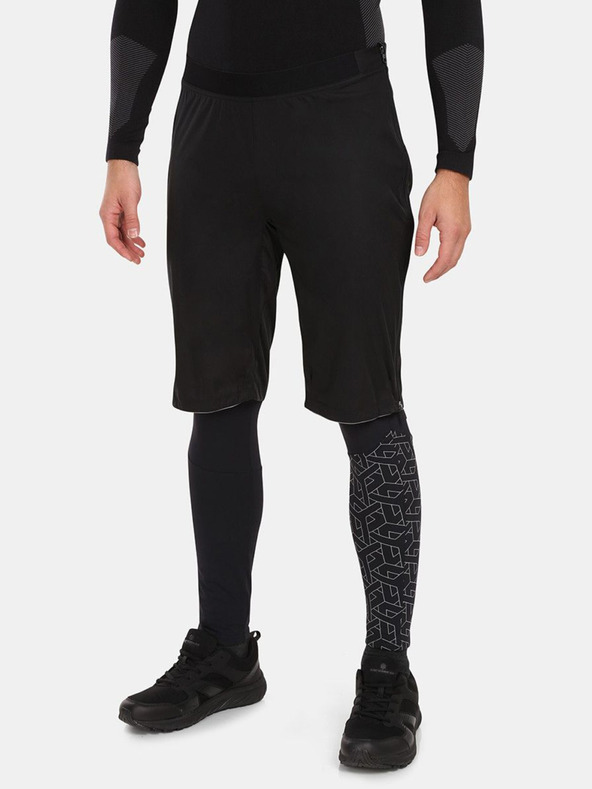 Kilpi Pantaloni scurți softshell negri pentru bărbați Kilpi Aldine