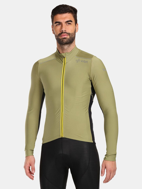 Kilpi Tricou de ciclism Kilpi Campos-M kaki pentru bărbați