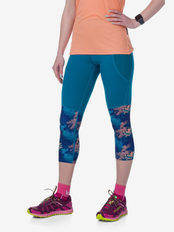 Kilpi Jambiere sport 3/4 turcoaz pentru femei Kilpi SOLAS-W