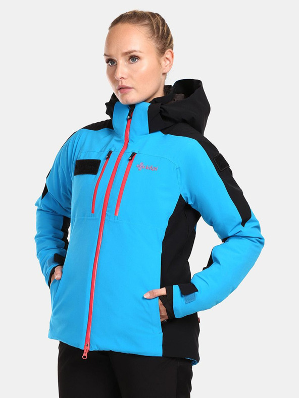 Kilpi Jachetă de schi neagră și albastră pentru femei Kilpi DEXEN-W