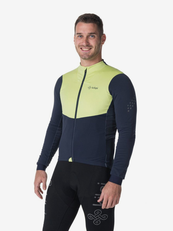 Kilpi Tricou de ciclism Kilpi Moveto verde și albastru pentru bărbați