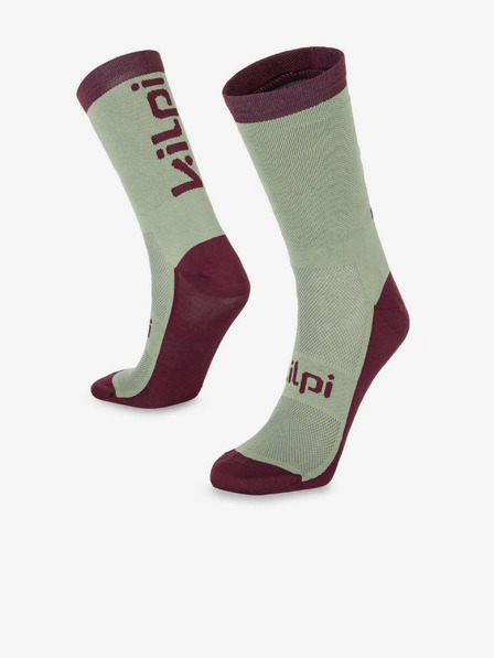 Kilpi Șosete sport unisex verde vin Kilpi Boreny