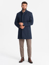 Ombre Clothing Ombre Clothing Palton structurat pentru bărbați cu guler înalt